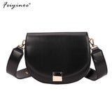 Vintage Crossbody Bags For Women Small Saddle Bag Leather Shoulder Bag