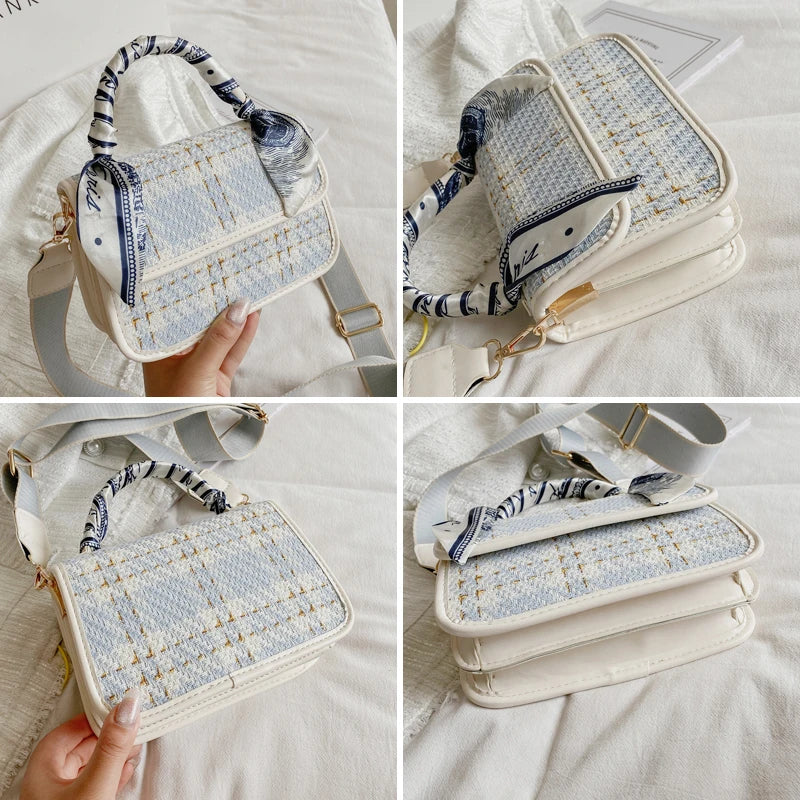 Vintage Women Crossbody Bag Classic Messenger Shoulder Purse Clutch