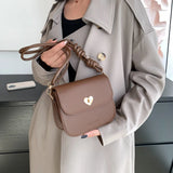 Vintage Crossbody Bags for Women Solid Shoulder Bag Ladies Handbags