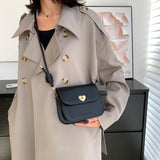 Vintage Crossbody Bags for Women Solid Shoulder Bag Ladies Handbags