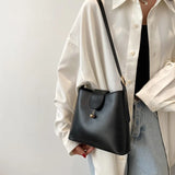 Vintage Crossbody Bucket Bag Woman Bag Female Shoulder Handbags
