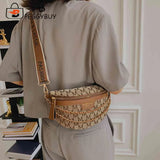 Vintage Crossbody Sling Bag for Women Chains Phone Pouch Wide Strap