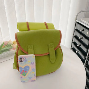 Vintage Waterproof Nylon Backpack Women Student Travel Outdoor Bag