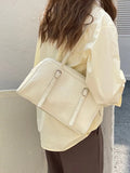 Vintage Green Tote Handbag All-match Shoulder Bag