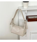 Vintage Small Shoulder Bag Soft Pu Leather Ladies Underarm Bag