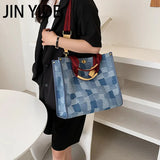 Vintage Large Capacity Women's Handbag Canvas Shoulder Bag Crossbody Tote