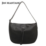 Vintage Soft Leather Handbags Purses Women Shoulder Crossbody Bags
