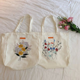 Vintage Embroidered Flowers Women Shoulder Bag Large Capacity
