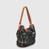 Vintage Embroidery Flowers Large Tote Bag Women Shoulder Crossbody Bags