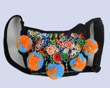 Vintage Ethnic Hobo Embroidery Floral Cross Body Bag