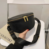 Vintage Fanny Pack Woman Banana Waist Bag Soft Leather