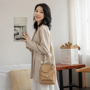 Vintage PU Leather Women's Handbags Purses Crossbody Bag