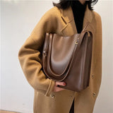 Vintage PU Leather Women's Handbag Shoulder Messenger Bag