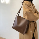 Vintage PU Leather Women's Handbag Shoulder Messenger Bag