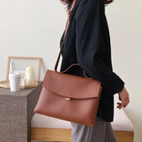Vintage Female Tote Bag High PU Leather Handbag