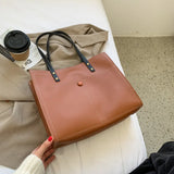 Vintage Female Tote Bag High PU Leather Women's Handbag B047