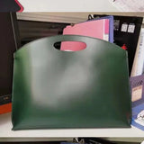 Vintage A4 Bag High PU Leather Women Tote Hand Bags