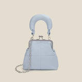 Vintage PU Leather Chain Women Shoulder Crossbody Messenger Bag Shell Lock