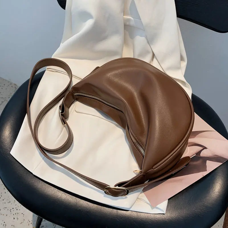Vintage PU Leather Shoulder Bag For Women Ladies Handbags