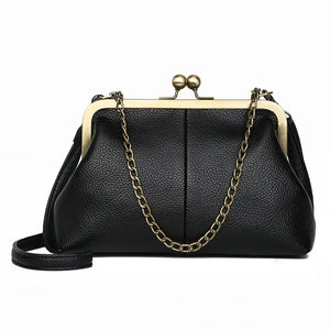 Vintage PU Leather Chain Tote Bags Women's Handbags
