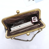 Vintage PU Leather Chain Tote Bags Women's Handbags