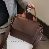 Vintage Shoulder Bags Women Cross Body Cover Solid Satchels Female Stylish