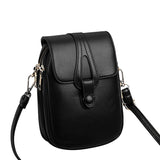 Small Shoulder Bags for Women Retro PU Leather Crossbody Phone Purse Messenger B