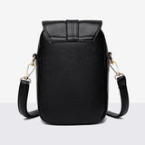 Small Shoulder Bags for Women Retro PU Leather Crossbody Phone Purse Messenger B