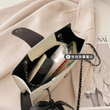 Vintage Shoulder Bag Matte Diamond Lattice Chain Bow Cross-body