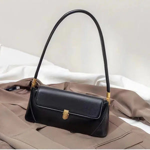 Vintage Flap PU Leather Shoulder Bags For Women Lady Underarm Bag