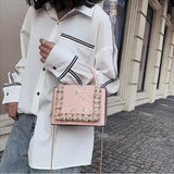 Vintage Flower Lace Crossbody Bag Chain Ladies Clutch Female Purses