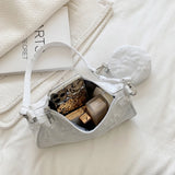Vintage Flower Printing Shoulder Underarm Bags for Women