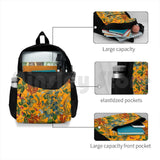 Vintage Garden Vii Outdoor Hiking Backpack Waterproof Camping Travel