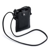 Vintage Leather Cell Phone Bag Soft Real Cowhide Crossbody Shoulder Bag