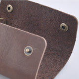 Vintage Leather Key Wallet Housekeeper Men Women Key Holder Organizer Pouch
