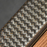 Vintage Leather Men Zip Wallet Knitting Purses