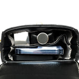 Vintage Leather Women Shoulder Bag Lock Mini Crossbody Phone Purse