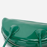 Vintage Patent Leather Women's Shoulder Bag Evening Hobo