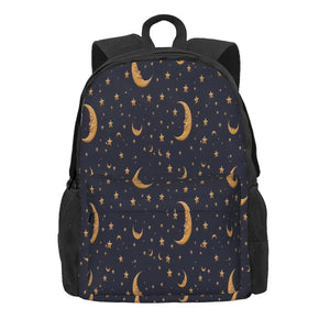 Vintage Moon And Stars Backpacks Men's Bags For Women