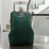 Vintage Green Mother Lady Gift Bag Women's Crossbody Shoulder Bag