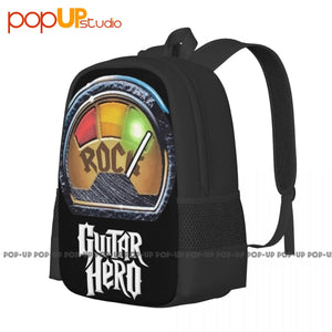 Vintage Guitar Hero Backpack Large Capacity Gym Foldable Eco Friendly