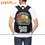 Vintage Guitar Hero Backpack Large Capacity Gym Foldable Eco Friendly