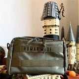 Vintage HUMAN Nylon Military Style Shoulder Messenger Bag