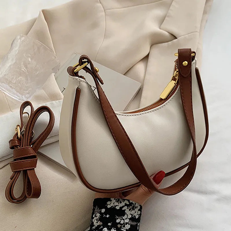 Vintage PU Leather Women's Handbag Shoulder Bag