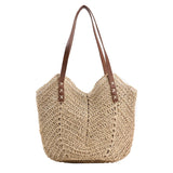 Vintage Hand Woven Women Shoulder Bag Bohemian Summer Travel