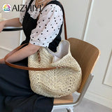 Vintage Hand Woven Women Shoulder Bag Bohemian Summer Travel