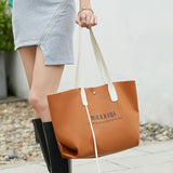 Vintage PU Leather Shoulder Bag Large Capacity Lady Purse