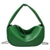 Vintage Leather Clutch Purse French Style Shoulder Bag
