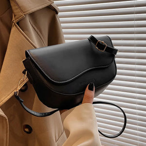 Vintage Women's Saddle Shoulder Bag Crossbody Handbag Purse