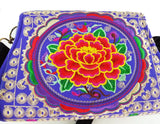 Vintage Hmong Tribal Ethnic Boho Shoulder Bag Embroidery Tapestry SYS-416B